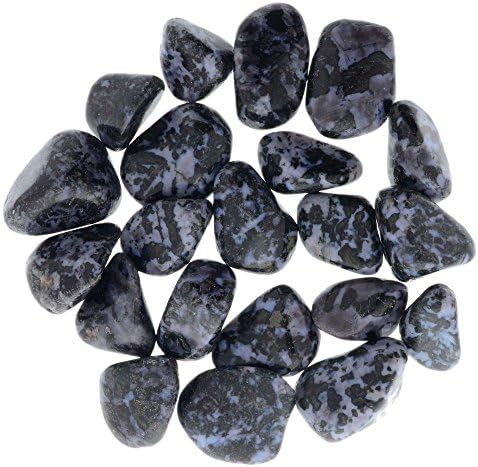Materijali hipnotičkih dragulja: 1 lb je srušio Indigo Gabbro kamenje s Madagaskara - mali - 0,75 do 1,5 avg. - Spektakularne