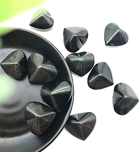 Suweile JJST 1PC Prirodna šarena duga Obsidian Oblisni oblik zacjeljivanja kristala vrlo lijepo prirodno kamenje i minerali