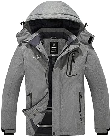 Winddo muški vodootporna skijaška jakna topli zimski snježni kaput snježni jakna s planinskom kapkom s kapuljačom