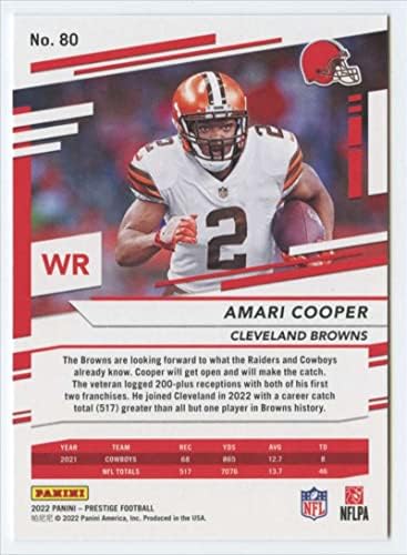2022. PANINI PRESTIGE 80 Amari Cooper Cleveland Browns NFL nogometna trgovačka karta