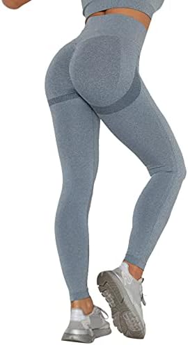 Ženske čvrste boje hlače visoki struk Strething Strethcy Fitness gamaša joga hlača s visokim strukom.