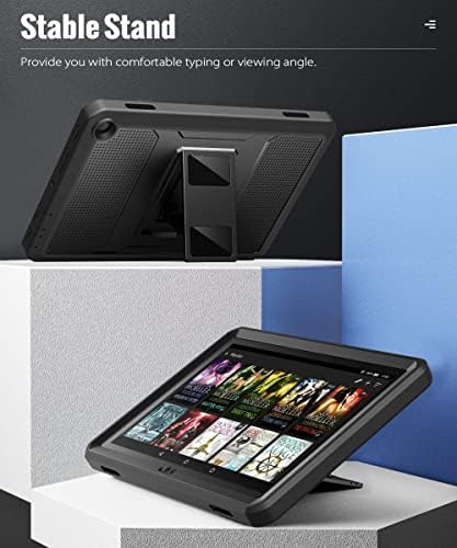 Moko futrola odgovara potpuno novom Kindle Fire HD 8 i 8 plus tablet 8 “, cijelo tijelo, robusne ruke bez ruku, Stand Stand