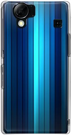 Casemarket SoftBank Aquos Phone Polikarbonat Clear Tvrdi futrola [Grafika refleksije - plava]