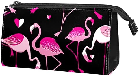 TBOUOBT kozmetičke torbe za žene, šminke Torba za putovanja toaletna zaštita Organizator, Pink Flamingo srce