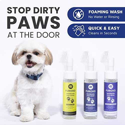 + Proizvedeno u SAD-u prirodni šampon za pseće šape bez vode na biljnoj bazi bez ispiranja s prijenosnim nastavkom za čišćenje