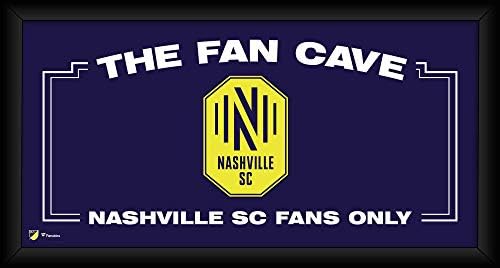 Nashville SC uokviren 10 x 20 fan špiljski kolaž - nogometni plakovi i kolaži