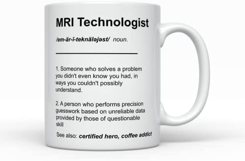 MRI tehnolog šalica kave, smiješni pokloni za najbolju MRI tehnologiju ikad, za muškarce za žene uvažavanje fakulteta za
