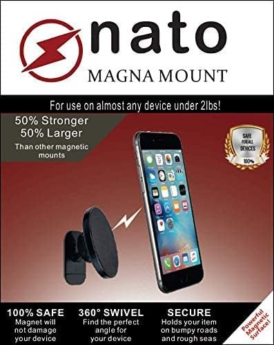 NATO Magna Mount Original [4 Pack] Univerzalni magnetski mobitel za upotrebu na bilo kojim mobitelima ili tabletu - iPhone