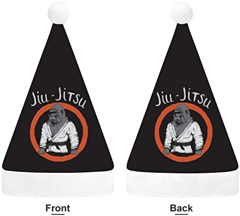 Gorilla Jiu-Jitsu borac Božićni šešir šešir Djeda Mraza smiješni Božićni šeširi šeširi za zabave za žene / muškarce