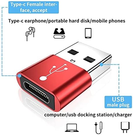 Adapter za Nintendo Switch Lite-USB-A TO C PORTCHANGER, USB Type-C OTR USB-A Podaci o pretvaranju punjenja za Nintendo Switch
