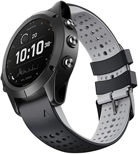 VBWVA Quick Release EasyFit Silicone Watch Band Wriststrap za Garmin Fenix ​​7x 7 6x Pro 5x 5x Plus 935 Smartwatch narukvica