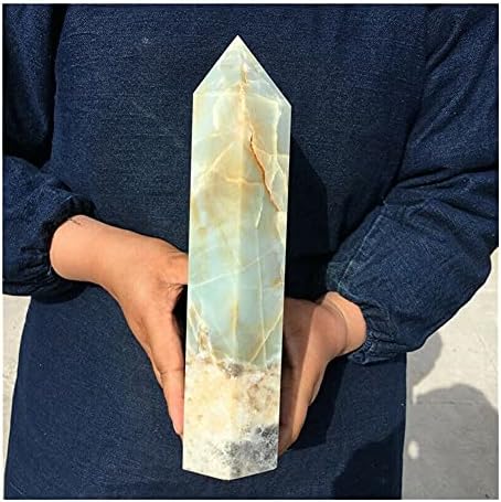 Yalych Poklon Natural it Obelisk Quartz Crystal Wand točka Reiki za ukrasno kamenje kuće