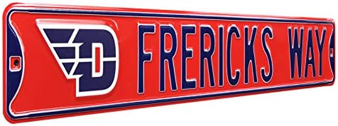 Put NCAA Frerick s Dayton Logo Street Sigststreet Sign, Boja tima, 36 x 6