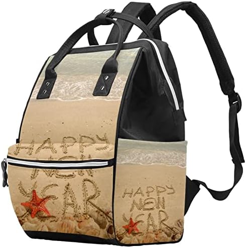 Guerotkr putuju ruksak, vreća pelena, vrećice s pelena s ruksacima, sretna Nova godina na plaži