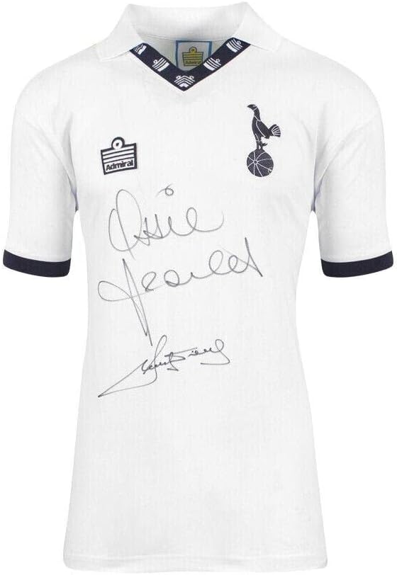 Ossie ArDiles & Ricky Villa potpisala je košulja Tottenham - Dersey iz 1978. Autograf - Autografirani nogometni dresovi