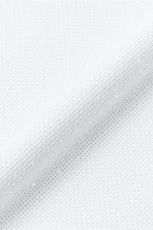 DMC 14 hpi iridescentni križni ubod tkanina blanc - po paketu