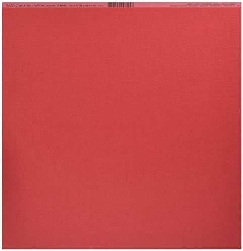 Bazzill CDSTK 12x12 mono, 12 x 12 inča, crvena