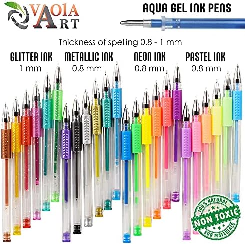 Olovke s olovkama u boji vala u obliku umjetnosti - setovi od 24, 30 i 36 olovaka