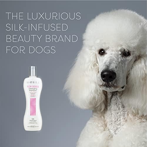 Biosilk za pse dostupni šampon za raspetljavanje pasa | šampon za pse bez sulfata i parabena | šampon za pse s matiranom