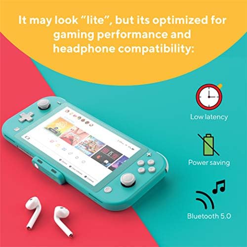 Genki Audio Lite Bluetooth 5.0 adapter za Nintendo Switch/Switch Lite - Kompatibilan sa svim BT slušalicama i airpods, niska