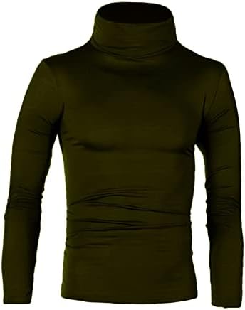 Muškarci Osnovna majica s kornjačama jeseni zimska mješavina teška pulover dugih rukava Top Rastely Slim Fit Athletic Topli