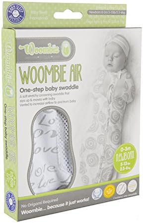 Woombie Air rasadnik zavijajući pokrivač - za bebe do 3 mjeseca - odzračivanje