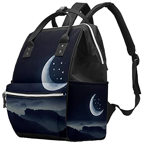Mjesečeva zvijezda noćni san pelena torbe torbe mumija ruksak veliki kapacitet pelena vrećica za njegu putničke torba za