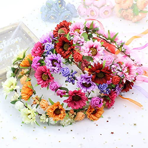 _ Kruna cvjetnice cvjetna traka za glavu vjenčani vijenac za kosu rekviziti za fotografiranje