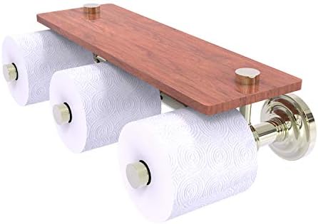 Saveznički mesing qn-35-3S-irw Que kolekcija horizontalna rezerva 3 Roll WOLL SHELF SHOEL WOTHET držač za toaletni papir,