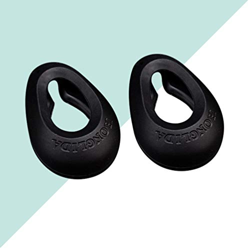 2 para silikonskih vrhova za uši za boju za kosu Vodootporni brijački zaštitni vrhovi za uši za boju za kosu slušalice za