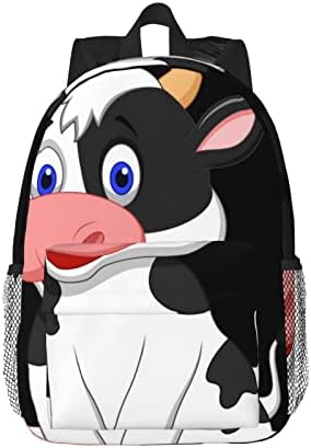 Ewmar Dairy Cow 15-inčni lagani ruksak Student Put Rockpack Računalna torba Print za vrećicu