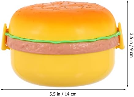 Vorcool hamburger obrok obrok za nošenje bento kutija za ručak spremište hrane tjestenina voćna kutija sendvič kontejner