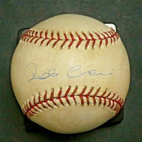 Robinson Cano potpisao je igra korištena službeni MLB bejzbol s JSA CoA - Autografirani bejzbols