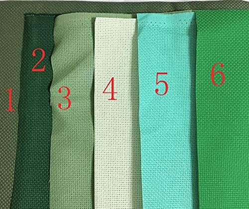 Cookiefabric krpa za križni ubod aida 14ct tkanina zelena plava križa ubod tkanina platno diy ručno izrađena ručna izraza
