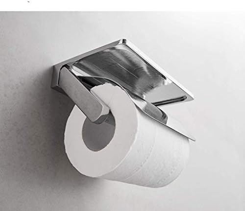 Mxiaoxia držači toaletnog papira, držač papira s mesinganim papirnatim ručnikom držač mobilnog telefona