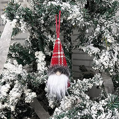 Staklena perlica Garland Božićni ukrasi Poklon Djeda Slowman Tree Toy lutka Objed