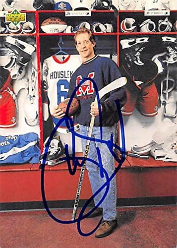 Phil Housley autogramirana hokejaška karta 1992. Gornja paluba 628 - Hockey Slabbed Autographd Cards