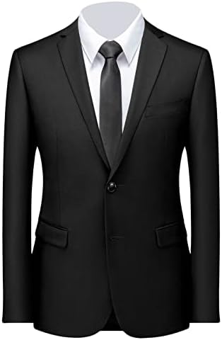 Muški klasični Slim Fit Daily Blazer One gumb rever Slim Business Jacket casual formalni sportni kaput za svadbenu zabavu