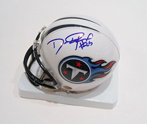 Darius Reino potpisao je mini kacigu Tennessee Titans iz 2013. godine-NFL mini kacige s autogramima igrača