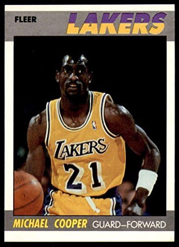 1987-88 Fleer 21 Michael Cooper Los Angeles Lakers NBA košarkaška karta