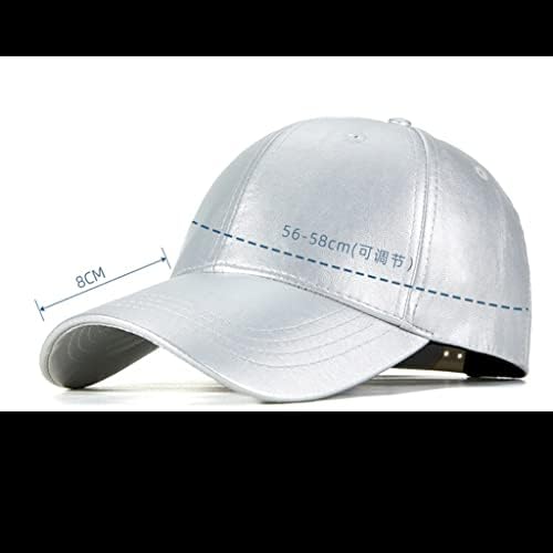 Mxiaoxia pu kožni šešir casual sunshade kratki rub konjički šešir kapica bejzbol kapica muškarci i žene casual šešir