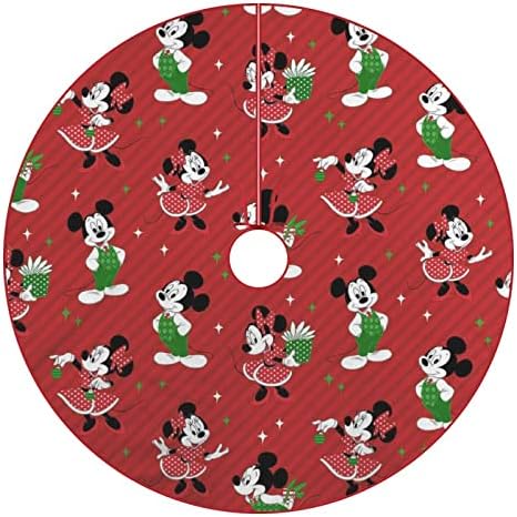 Keepruning Mickey i Minnie božićno drvce suknje božićne ukrase zabava Osiguravanje ukrasa za odmor 48 centimetara