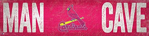 Fan Creations MLB St. Louis Cardinals Unisex Saint Louis Cardinals Man Cave 6x24 znak, tim, 6 x 24