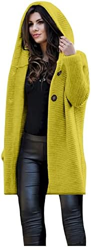 Ženski džemperi proljeće 2023 LambSkin Produljena verzija Topli kardigan kaputa s kapuljačama s kapuljačama s kapuljačom