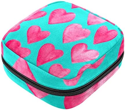 Ružičasta torba za šminku u obliku srca prijenosna toaletna torba za žene i djevojke