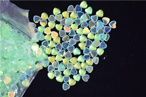 100 pcs, 3-6 mm nokat aurora smola srca/konjskog oka rhinestone dragulj kristalni nokti art kamen perle za manikure zanatske