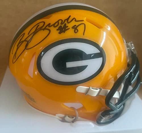 Robert Brooks Green Bae Packers potpisao je automatsku Mini kacigu od 9 do 3 do 12524-NFL mini kacige s autogramom