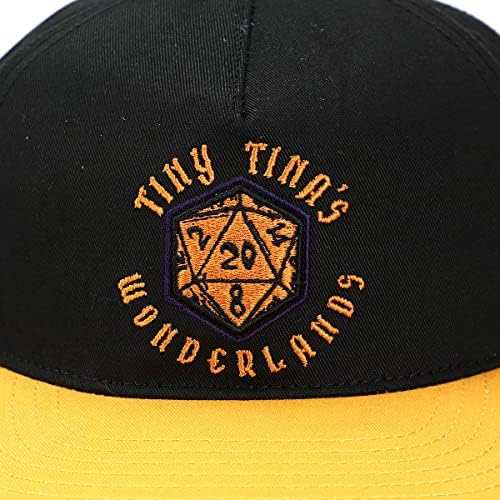 Borderlands Tiny Tina Wonderland Video Game Gold vezeni crni snapback šešir