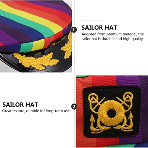 Mornarska kapa s nautičkom tematikom rekviziti za fotografiranje odjevni šešir za Noć vještica Pribor za kostimiranu zabavu