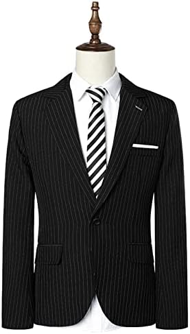 Tuxedo Lapel Muški zimski prugasti setovi dobrodošlice Banketu Luksuzno odijelo i hlače dva komada odijelo Svečano radni